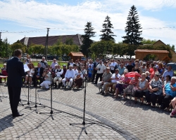 A „Honfoglalás Park” avató ünnepsége